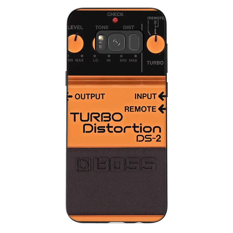 Mobile Phone Case For Samsung M10 M20 M30 M40 S6 S7 Edge S8 S9 S10 S10E Plus Note 8 9 Cover Guitar Blue Music Electric Bass | Мобильные