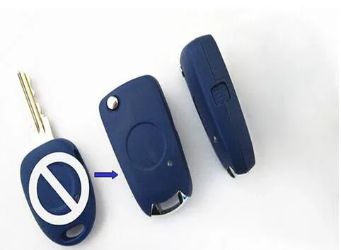 Сменный модифицированный складной чехол для ключей с боковой кнопкой Fiat Fob Key Blank