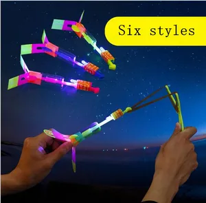 12 шт. светодиодная цветная Рогатка с вспышкой горячая Распродажа детские игрушки для мальчиков любимые маленькие игрушки праздничный подарок для детей