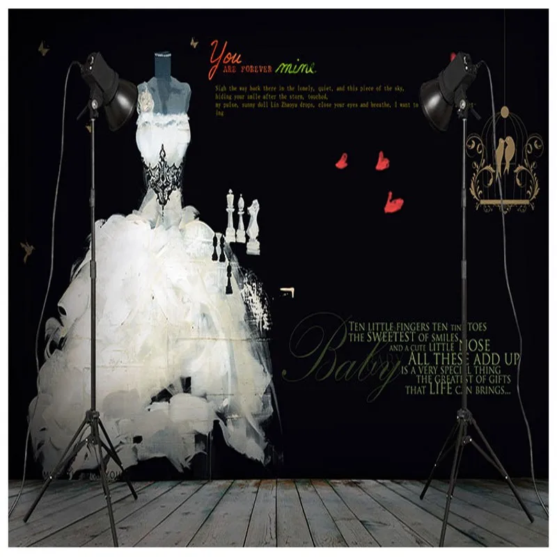 Пользовательские фото обои Свадьба Фотография Студия руководство на заказ