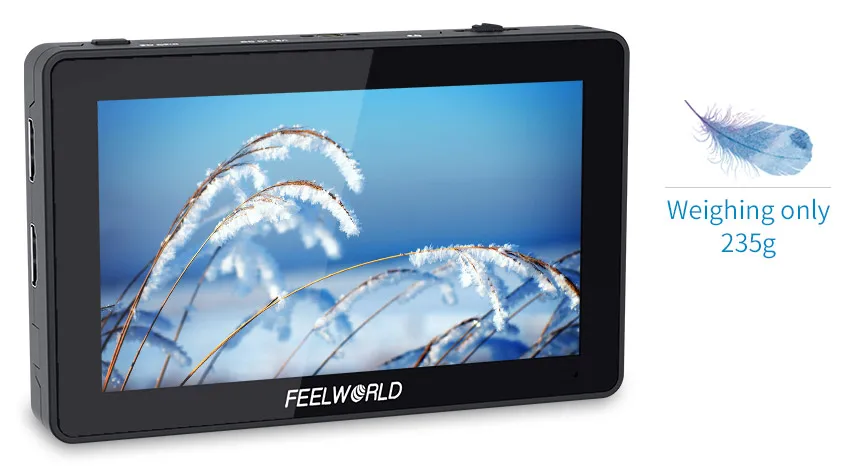 Feelworld F6 PLUS монитор из алюминиевого сплава 5,5 дюймовый сенсорный экран DSLR камера монитор 4K микро один ЖК-дисплей для sony Nikon