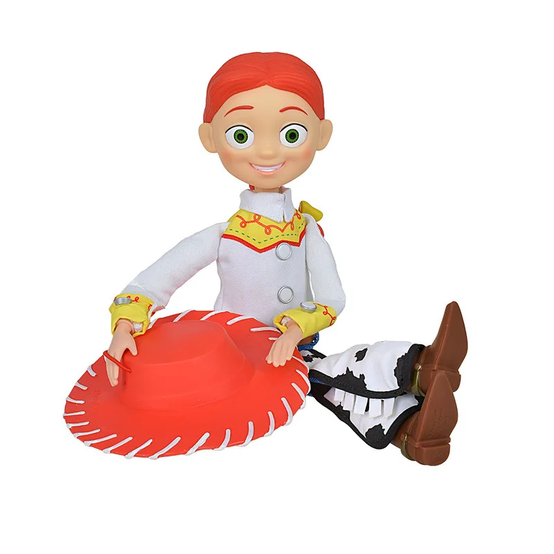 

Disney Pixar Toy Story Talking Woody Jessie Action Figures Cloth Body Model Doll Limited Collection Toys Children Gifts 40Cm
