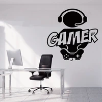 gamer wall decal controller decals personalized game gift game room decor boy room decal controller video game kid a11 054