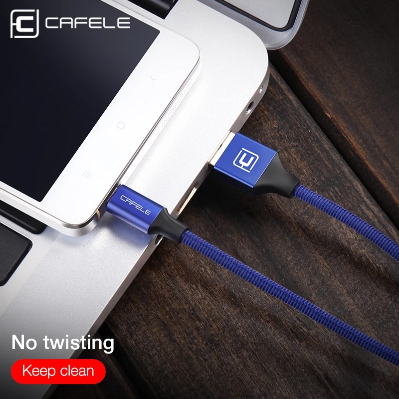 Cafele нейлоновый Плетеный USB кабель 8 Pin usb зарядный Шнур для iPhone 7 Plus/7/6s Plus/6s/6plus/6/5S/5c/5
