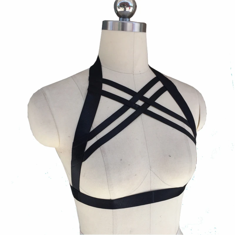 Женский бондажный бюстгальтер с завязками на поясе | Женская одежда