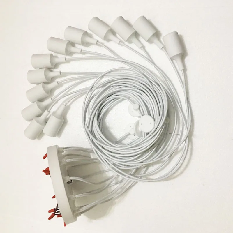 Современная Подвесная лампа E27 в скандинавском стиле с лампочками накаливания