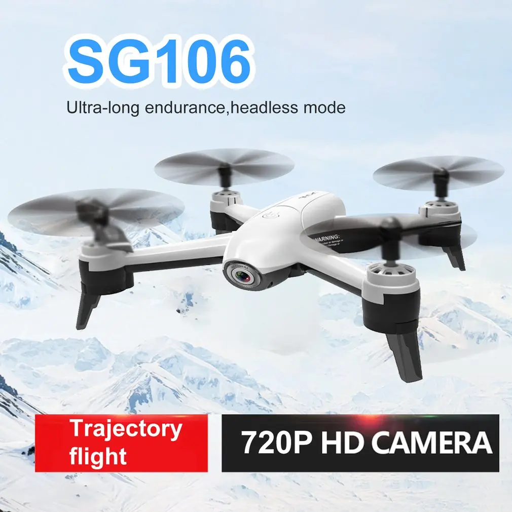 SG106 Радиоуправляемый Дрон 4K 1080P 720P двойная камера FPV WiFi оптический поток в реальном времени воздушная видео Радиоуправляемый квадрокоптер самолет Дрон HD камера