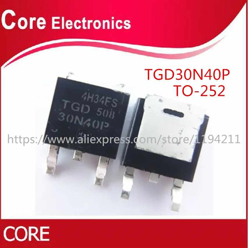 100 шт TGD30N40P TGD 30N40P TO 252|Интегральные схемы| |