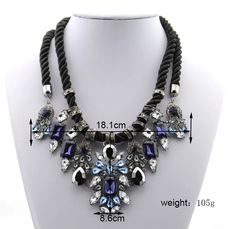 HOUDA 2017 Новый бренд женские массивные ожерелья Чокеры и кулон высокое качество