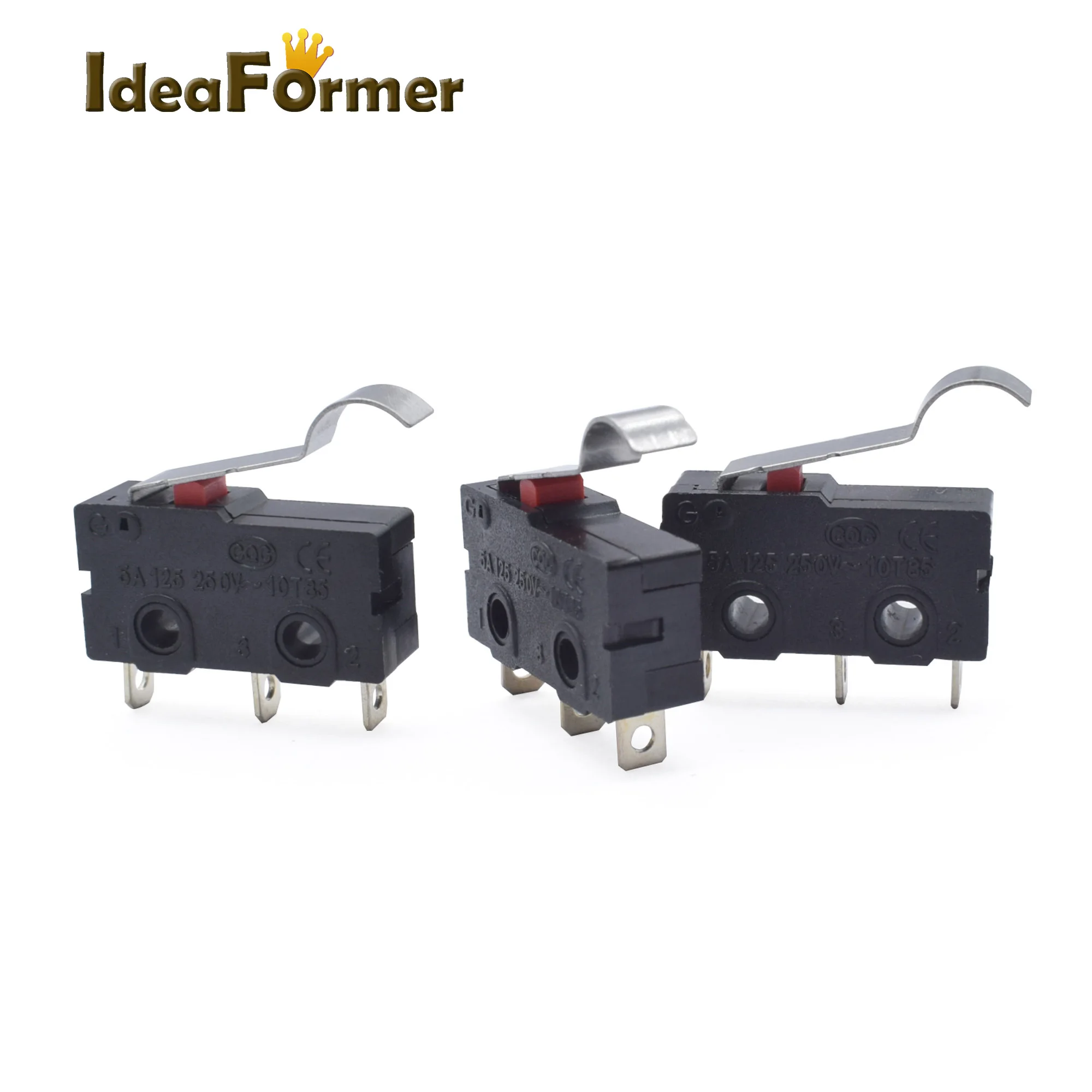 1/5/10 шт. детали для 3D принтера концевой переключатель кнопочный 5a 125 250 В KW12 микро