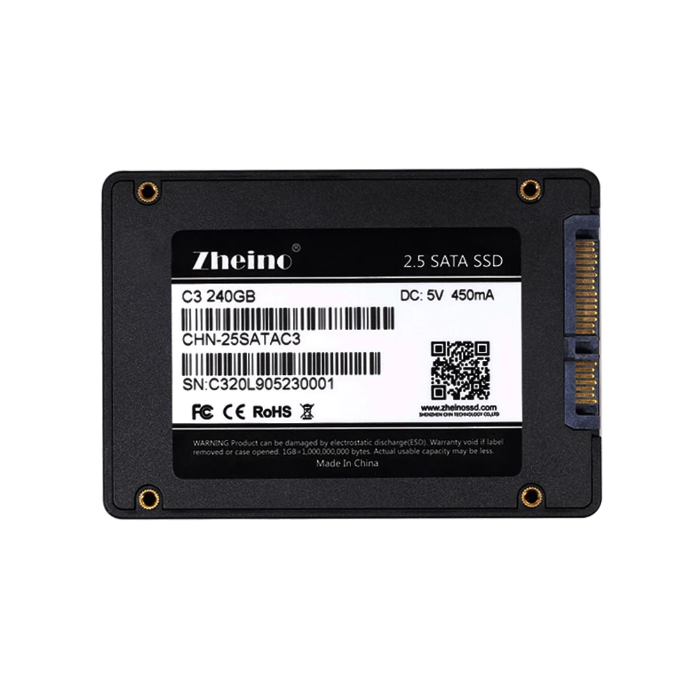 Жесткий диск Zheino 2 5 SATA SSD 32 Гб 60 ГБ 120 128 240 256 480 512 720 1 ТБ Внутренний твердотельный