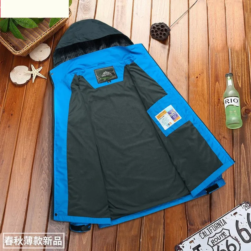 Rain Jacket Women Spring Men Waterproof Outdoor Camping Trip Trekking Coat Fishing Windbreaker Climbing Hiking Jackets | Спорт и