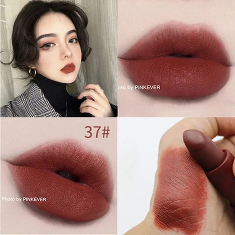 Miss Rose, матовая помада, сексуальная, красная, темная, вампирская, губная помада, водостойкая, стойкая, 7 видов цветов, 3,8, коричневая помада MS058