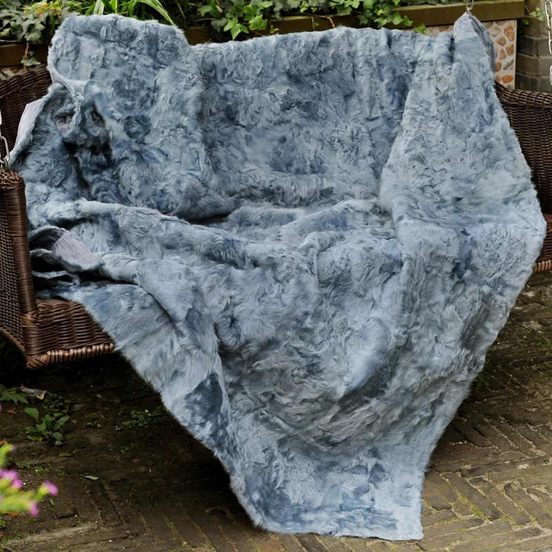 買取 CX-D-50B工場カスタム卸売リアル羊子羊家の装飾エリアラグ毛皮毛布