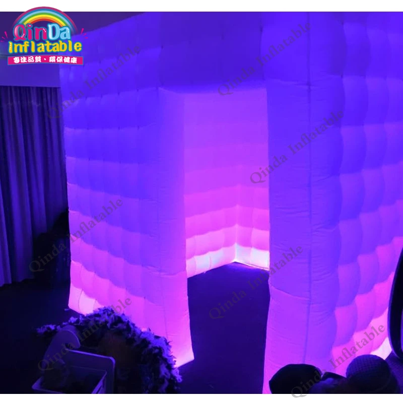 Пейнтбол палатка Photo Booth Кемпинг Роскошные палатки, 2.4 м* 2.4 м* 2.4 м надувные иглу Air photbooth