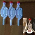 Герметичный пластиковый воздушный клапан для брожения пивоварения, для односторонней подачи воды, водяные герметичные клапаны