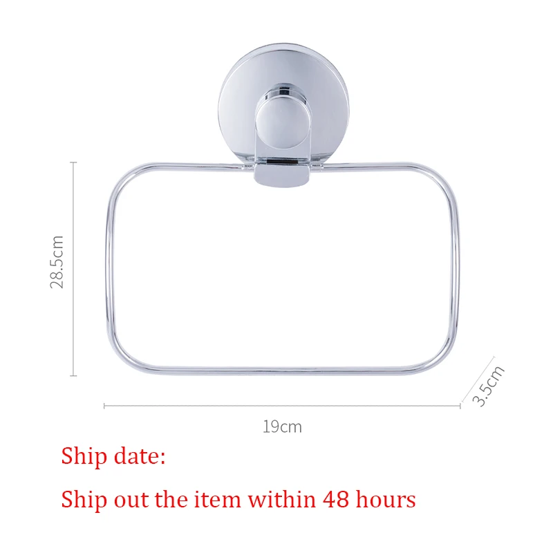 Кольцо для полотенец из хрома аксессуары ванной комнаты | Дом и сад