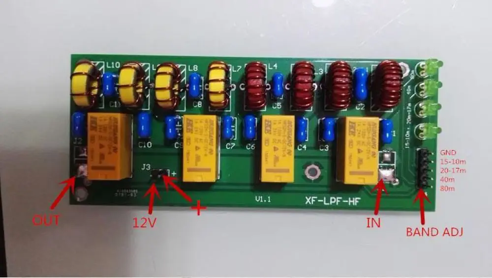 DIY KIT 12v 100W 3 5 Mhz-30Mhz усилитель мощности HF фильтр для нижних частот | Электроника