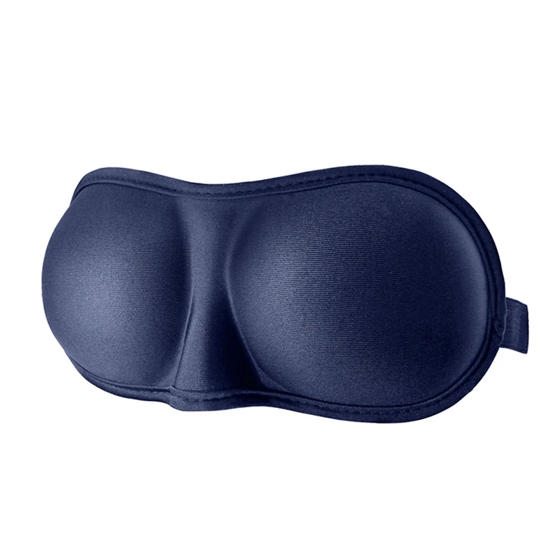 Blue 3D маска для сна, маска для глаз, маска для сна, маска для век, переносная повязка на глаза, повязка на глаза, дорожный повязка на глаза, мягкая маска для сна для женщин и мужчин - Цвет: Blue