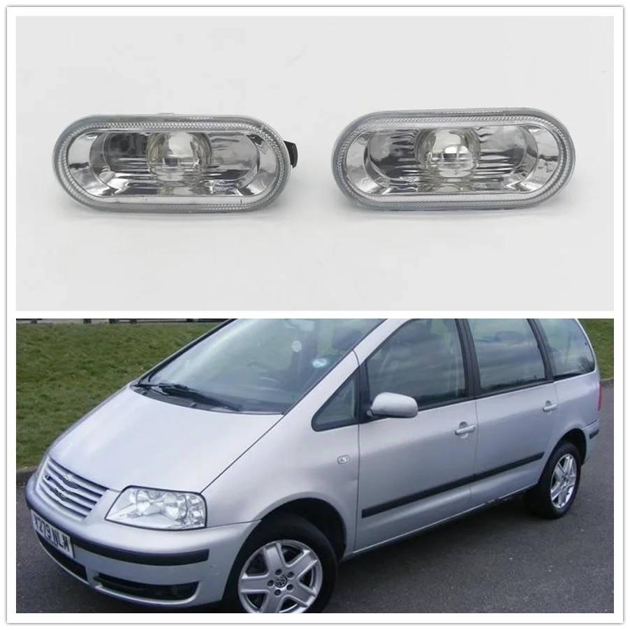 2 шт. для VW Sharan 2001 2002 2003 2004 2005 автомобильный Стайлинг боковой маркер поворотник сигнальный светильник лампа повторитель