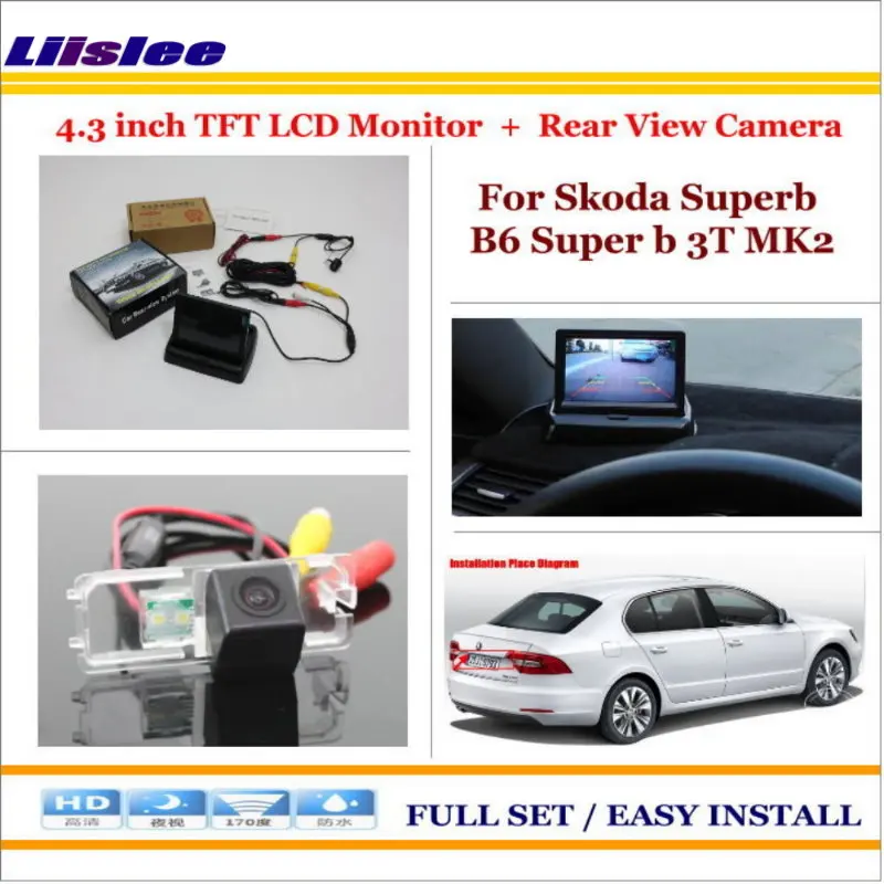 

Auto CAM Accessories For Skoda Superb/B6/Super/MK2 Car 4.3" LCD Monitor Parking Assistance System