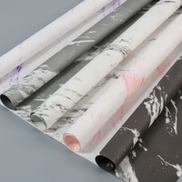 10pcs marble pattern wrapping paper diy scrapbook flower decorative crafts flower making birthday gift bouquet wrapping paper