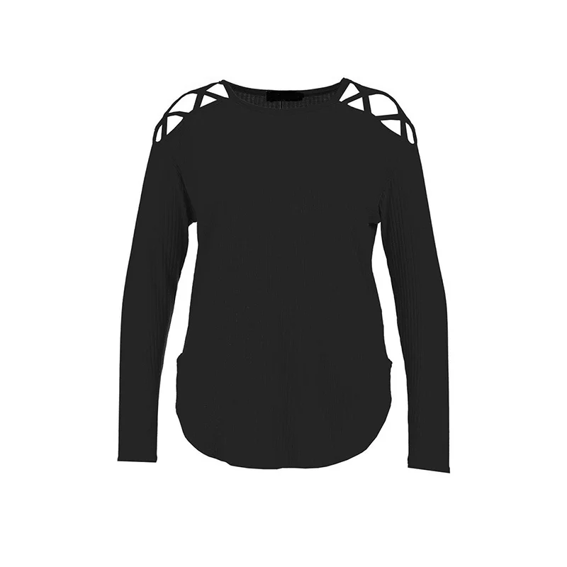 Лидер продаж женские осенние хлопковые Футболки повседневные Большие размеры