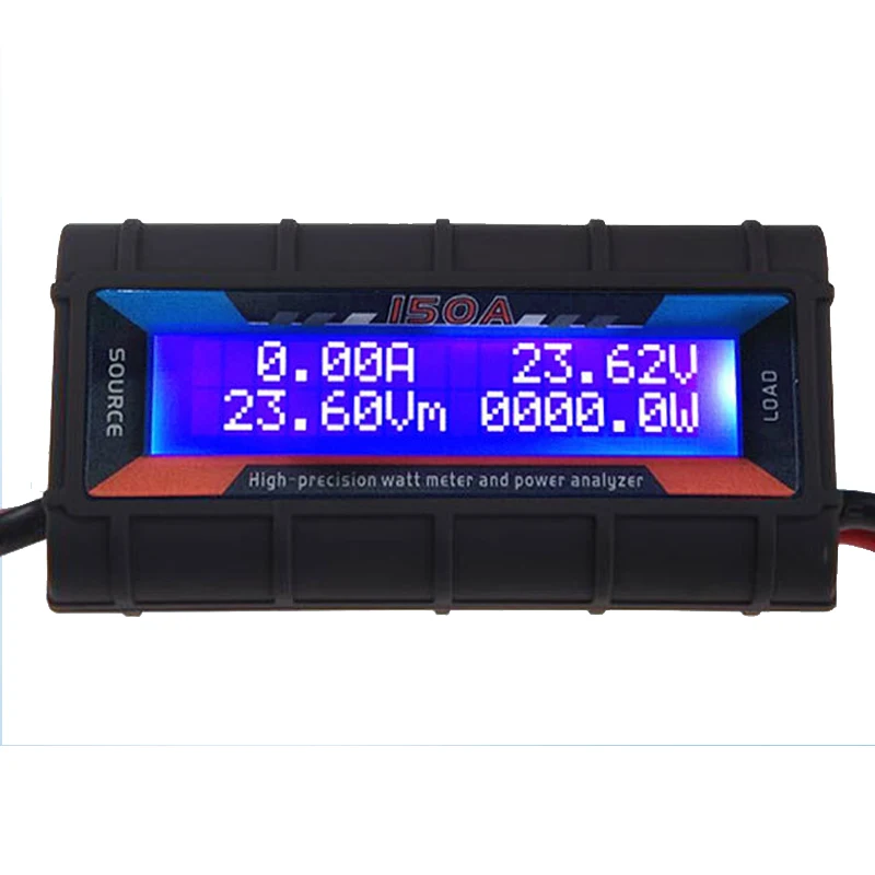 RC Высокоточный анализатор напряжения постоянного тока 150A 60V анализатор мощности и Ватт метр с подсветкой lcd