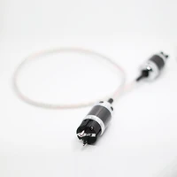 valhalla hifi audio power cable eu ac cord rhodium plated carbon fiber power plug cable