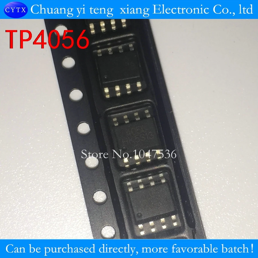 10pcs/lot TP4056 SMD 1A 4056 Linear Li-Ion battery charger IC / lithium charge management IC SOP8 100% good  TP4056E