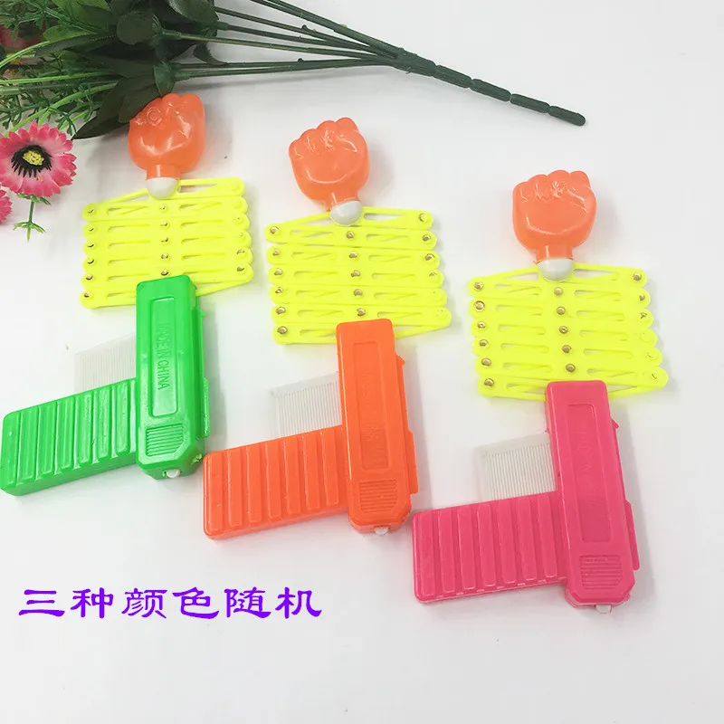 2 шт./лот креативная детская игрушка Забавный Пластиковый телескопический кулак