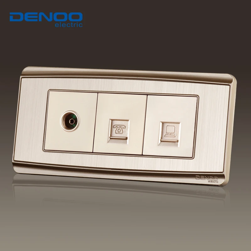 Панель дэн длинные переключатель гнездо панели рисование три типа 118 ТЕЛЕВИЗОР