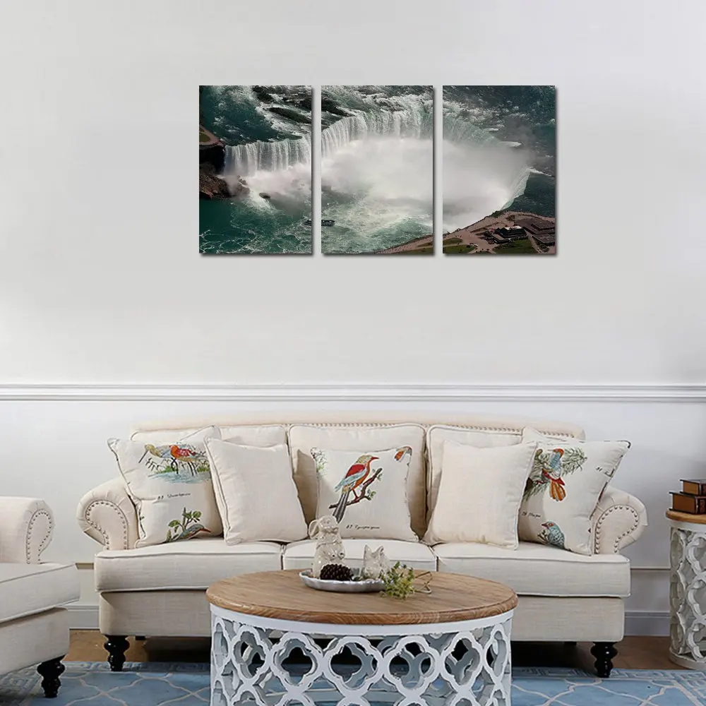 BANMU 3 шт. картина маслом с изображением транснациональные водопадов Ниагарского