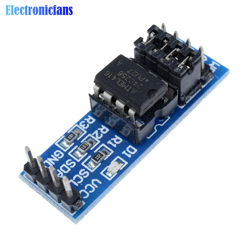 Модуль памяти EEPROM с интерфейсом I2C AT24C256 24C256 чип 8P индикатор питания Натяжной