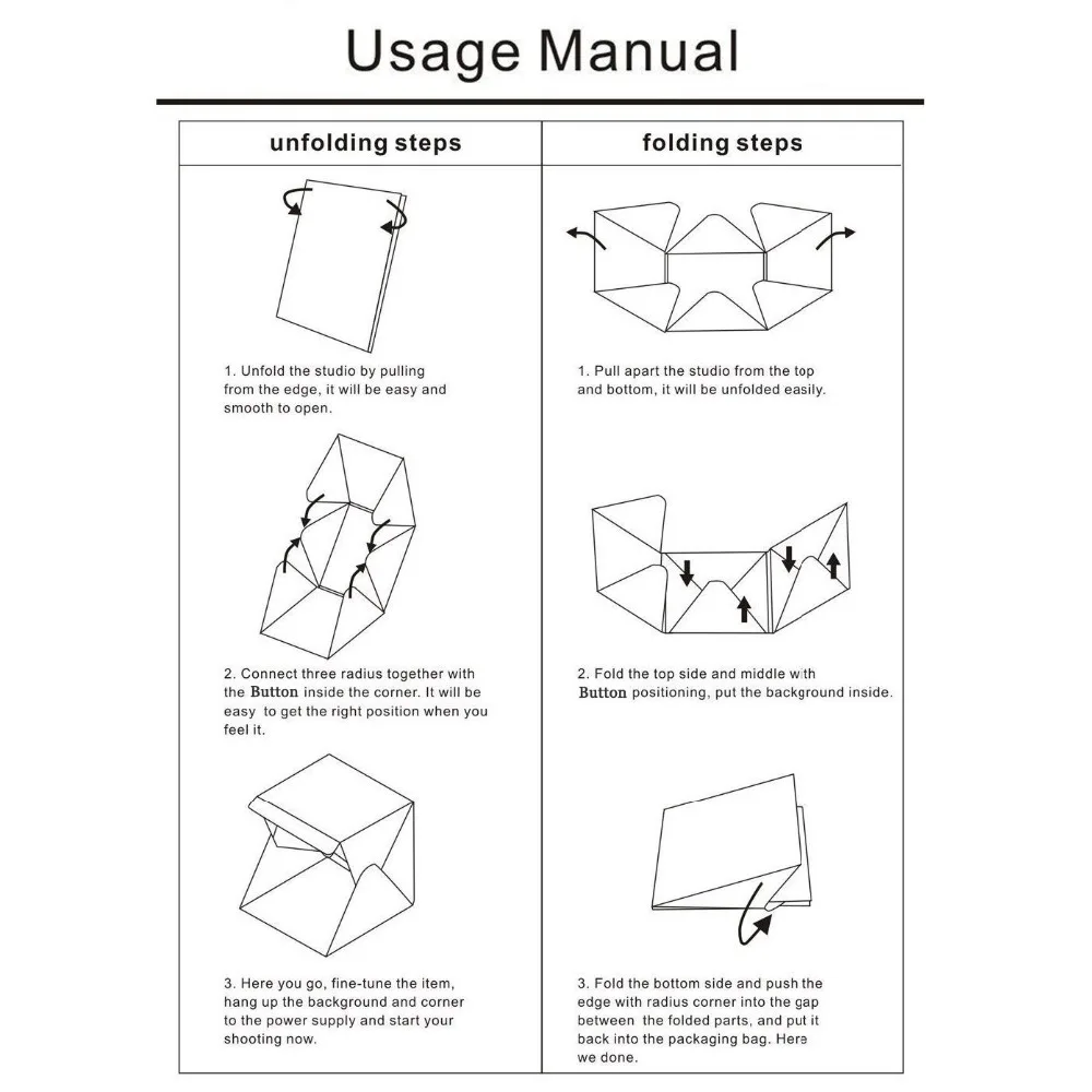 Мягкий складной светильник софтбокс для фотостудии светодиодный камеры Фотофон