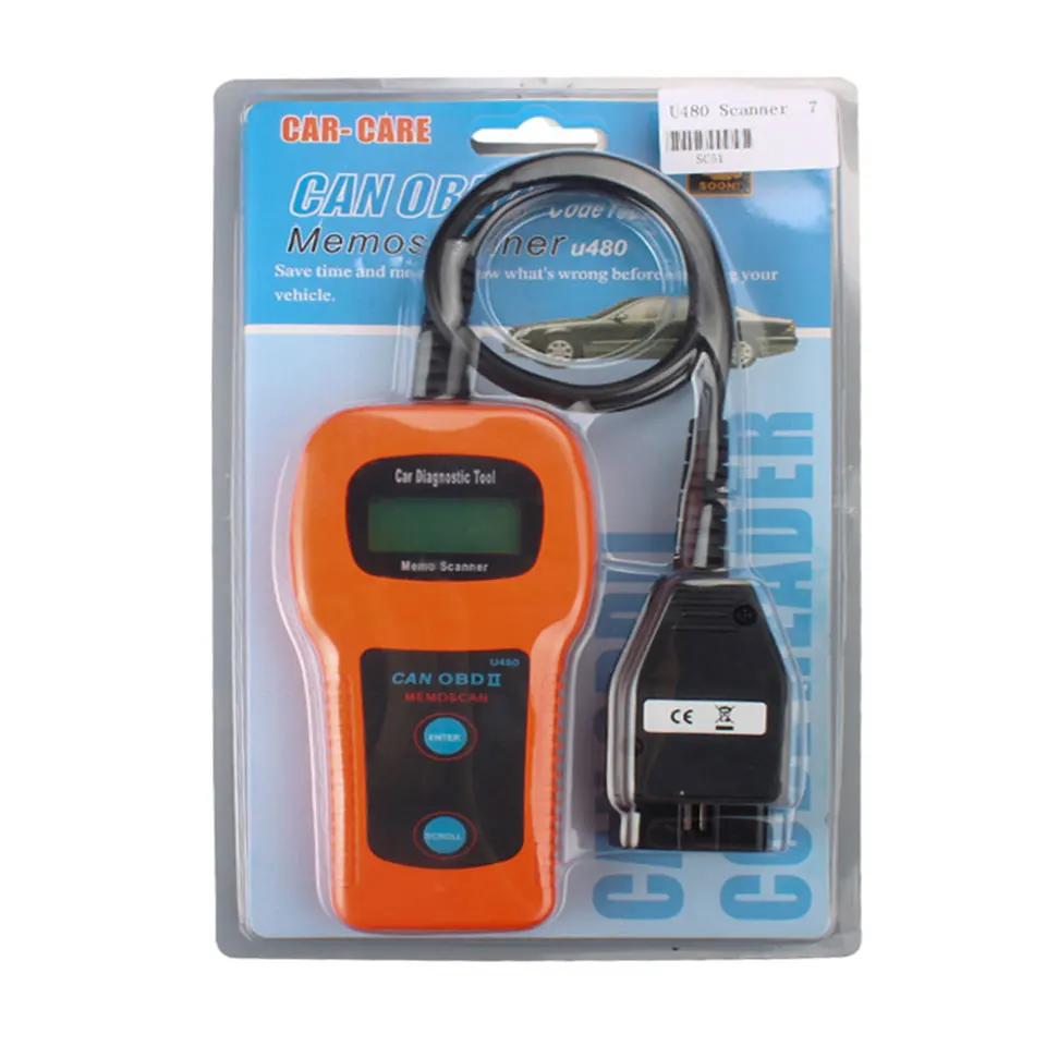 Memoscan U480 CAN-BUS OBD2 Car Diagnostic Scanner U-480 OBD 2 Auto Diagnostic-Tools Works On All 1996 And Newer Cars &amp Trucks |
