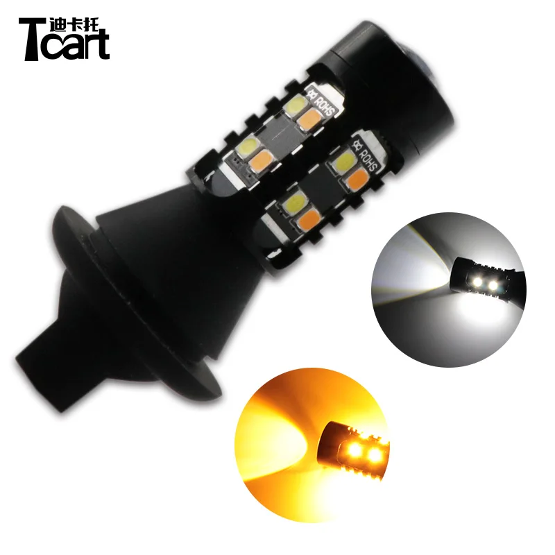 Tcart Автомобильные светодиодные фары T20 WY21W 7440 дневные ходовые огни Сигналы