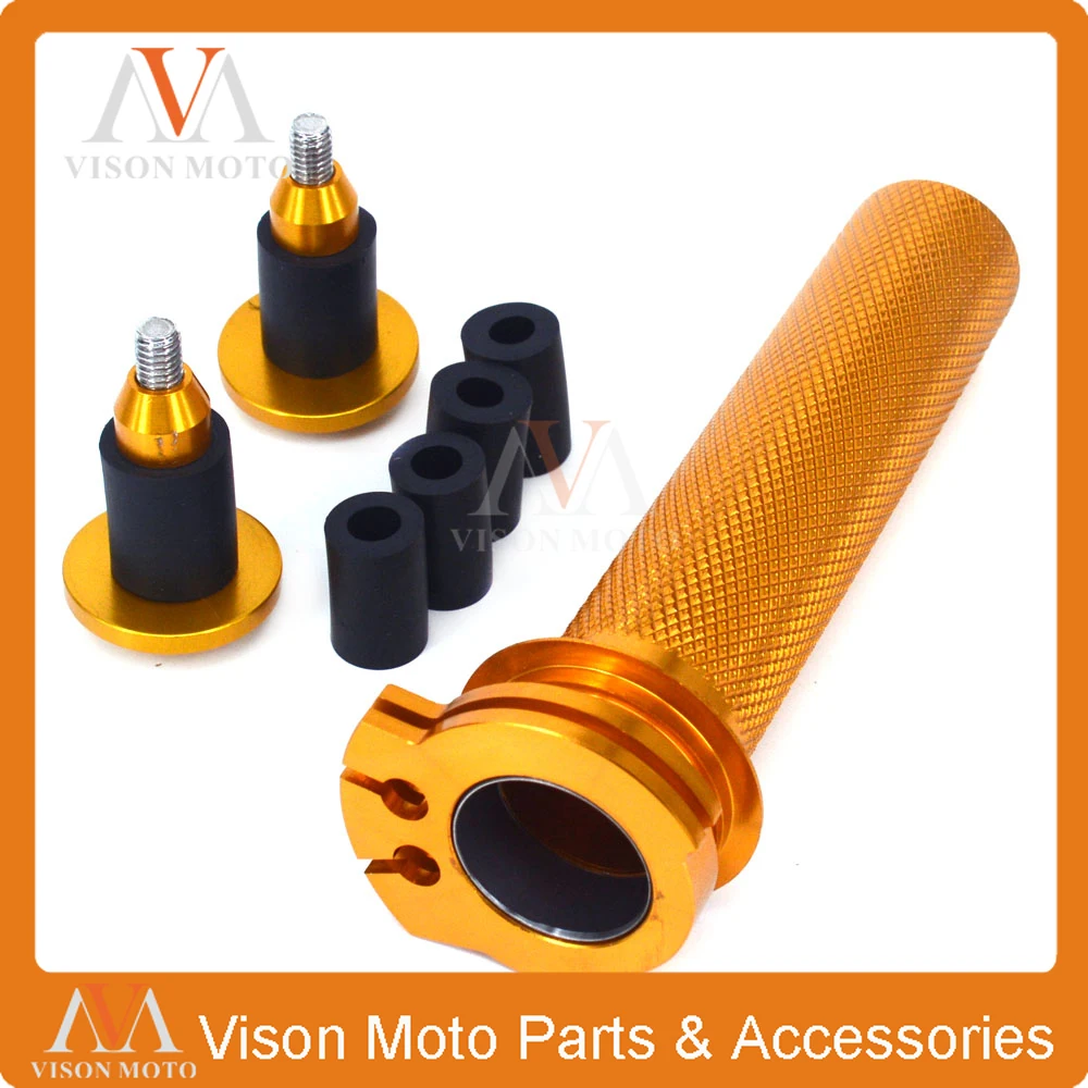 Billet 7/8&quot 22MM Throttle Clamp Twist Tube &amp Handlebar Cap Plugs For SUZUKI RMZ250 RMZ450 RMZ 250 450 RMX450Z 10-16 SB250 04-06 |