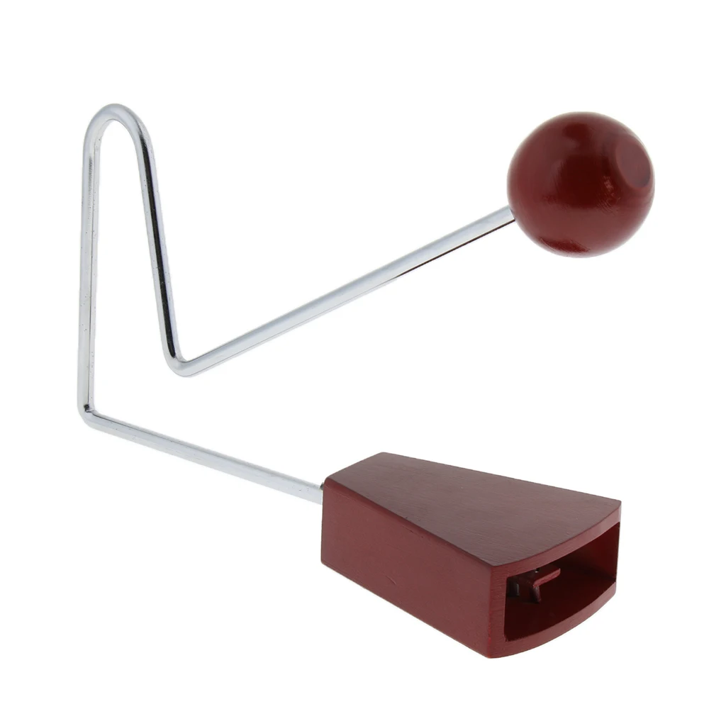 Wooden Vibraslap Hand Percussion for Children Kids Musical Toy Gift Sound Can be Varied Simply by Rotating the Chamber |