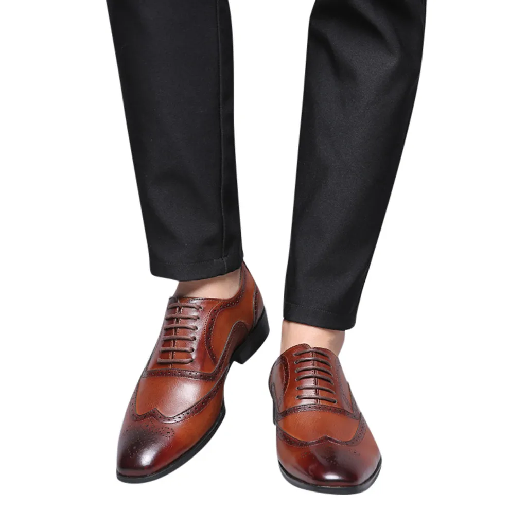 Perimedes/Мужская обувь для латинских танцев Кожаные оксфорды с острым носком