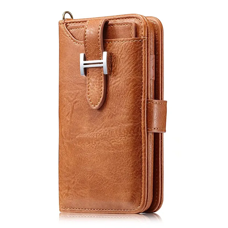 Роскошный кожаный чехол для iPhone 11 Pro Max Многофункциональные Чехлы бумажники X XR XS 6