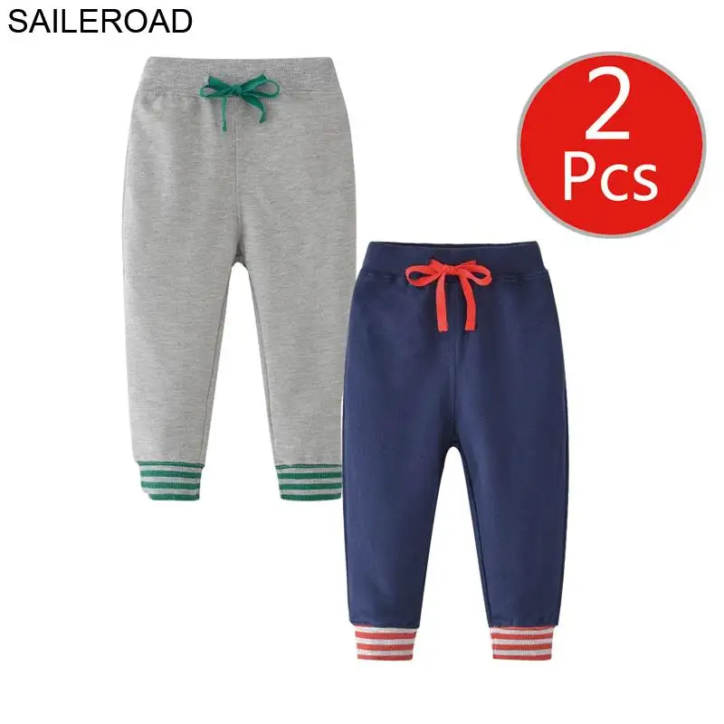 SAILEROAD 2 шт. Мультфильм Обнимаю Меня Брюки Динозавров Дети Мальчики Осень Одежда Дети 7 Лет Дети Спортивные Штаны Теплые Брюки для Брюки Мальчик - Цвет: 7027 7030 photo