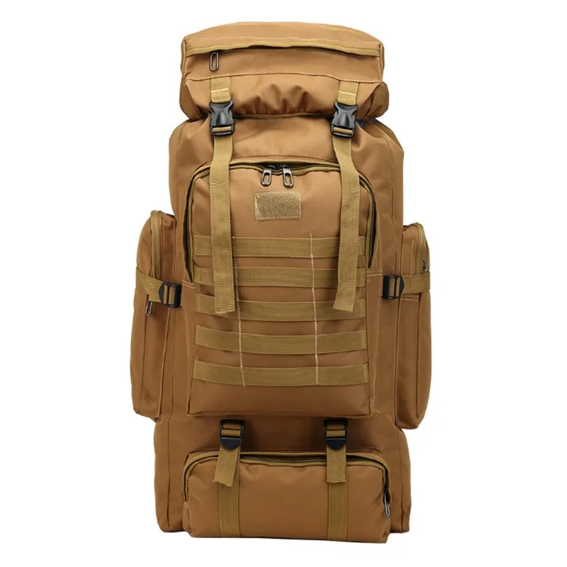 80L Waterproof Climbing Hiking Military Tactical Backpack Bag Camping Mountaineering Outdoor Sport Molle 3P S510 | Спорт и