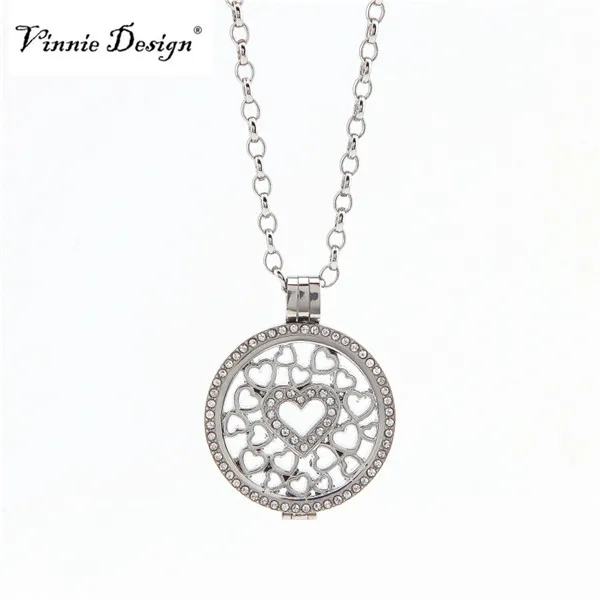 Vinnie дизайнерские ювелирные изделия с множеством сердца монетница диск