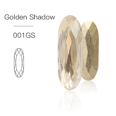 Golden Shadow Стразы, пришитые хрустальным стеклом, Длинные прямые полосы, камни для одежды, Свободные Стразы, пришитые на основе камней для одежды, для ювелирных изделий - Цвет: Golden Shadow