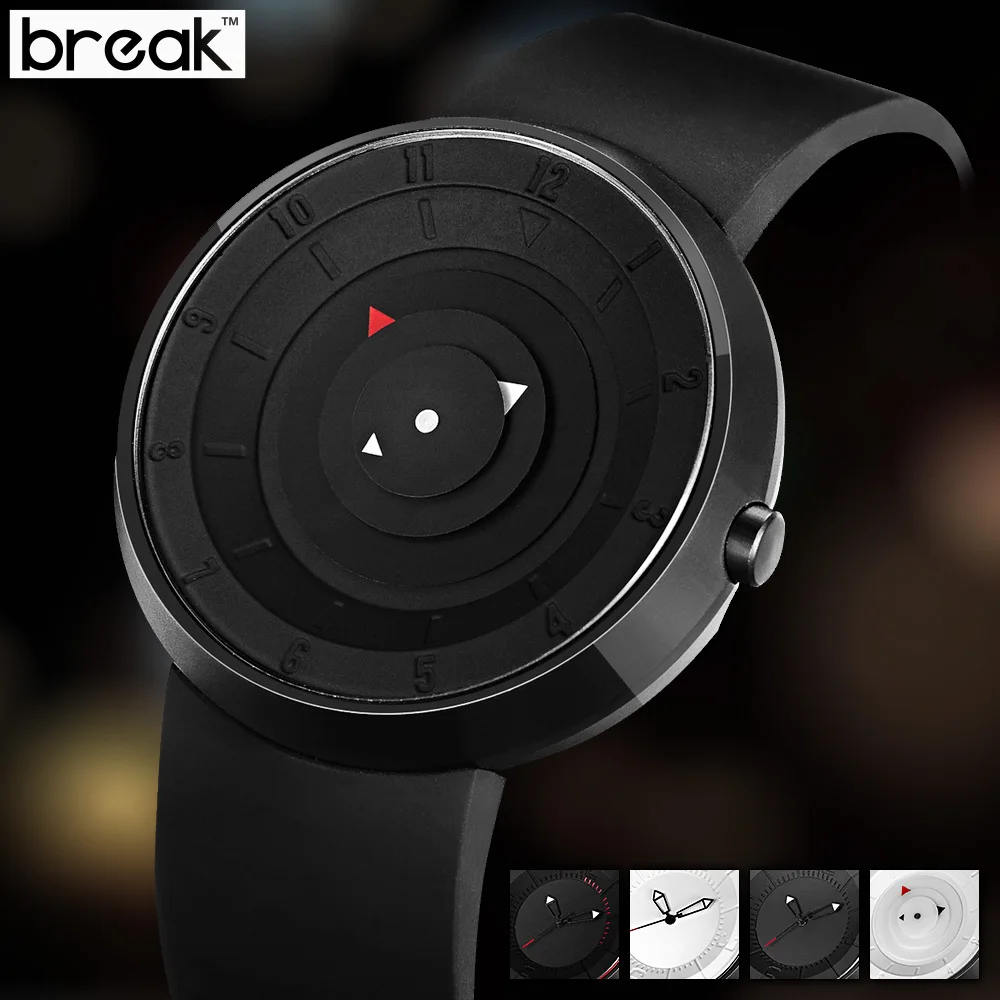 2016 Men's Gift Breack Watch Men Creative Black Fire Design Wristwatch Breathe Freely Strap Sports Casual Fashion Quartz Watches |