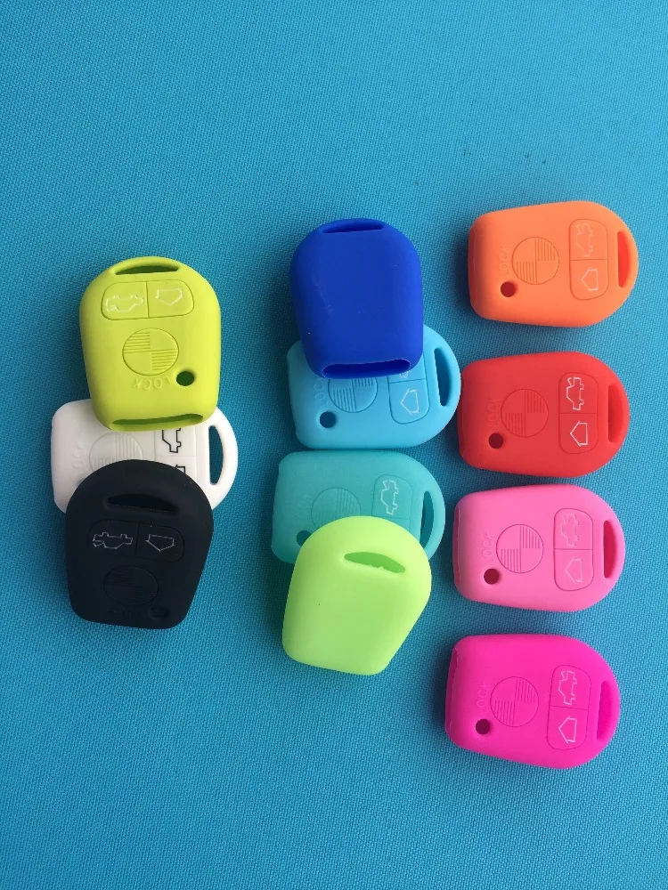 1 шт. новый силиконовый чехол для автомобильного ключа BMW E31 E32 E34 E36 E38 E39 E46 Z3 3 кнопки