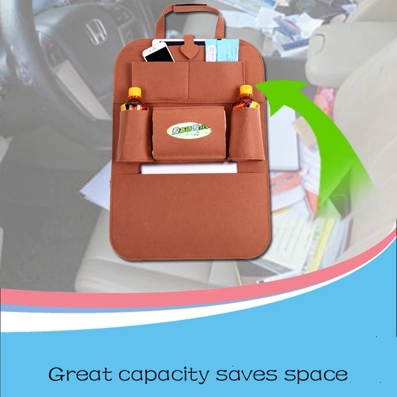 Складной мешок автомобиля спинки сиденья Висит Сумка Организатор Универсальный