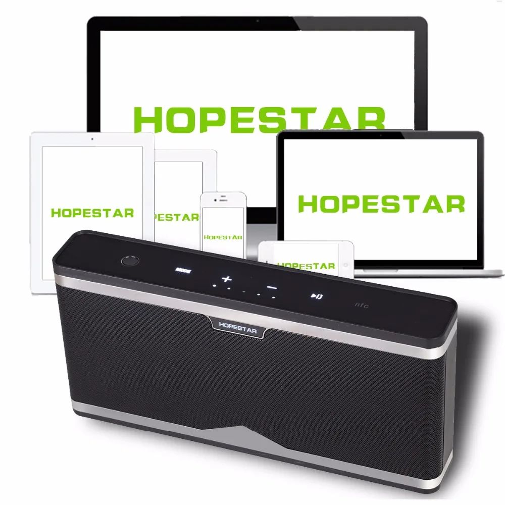 Hopestar h18 мини Touch Беспроводной Bluetooth Динамик Портативный Открытый громкий сабвуфер