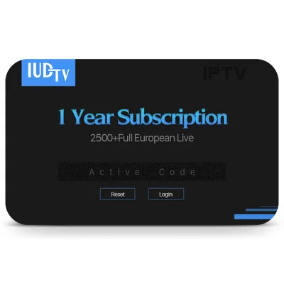 One Year IUDTV Высокое качество IP tv подписка QHD tv IUD tv SUB tv 3500 каналов Германия французский арабский швейный бельгийский IPTV для Smart tv Box Android - Цвет: One Year IUDTV